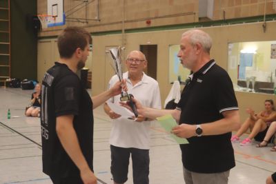 Siegerehrung Mixed mit Manfred Wiedemann und Dirk Marquardt